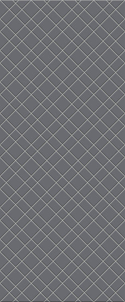 Grey Basket Weave Acrylic Shower Wall Panel 2440mm x 1220mm (3mm Thick) - CladdTech