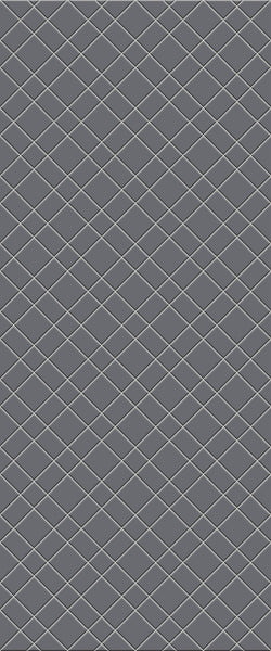 Grey Basket Weave Acrylic Shower Wall Panel 2440mm x 1220mm (3mm Thick) - CladdTech