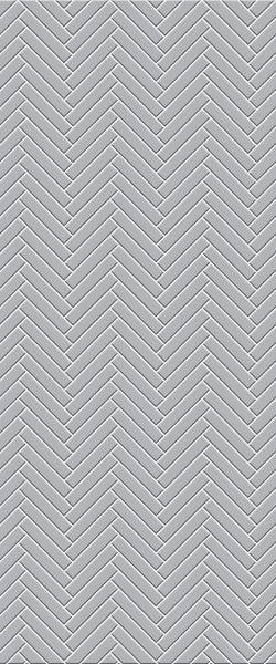 Grey Double Herringbone Tile Acrylic Shower Wall Panel 2440mm x 1220mm (3mm Thick) - CladdTech