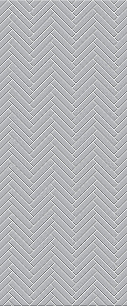 Grey Double Herringbone Tile Acrylic Shower Wall Panel 2440mm x 1220mm (3mm Thick) - CladdTech
