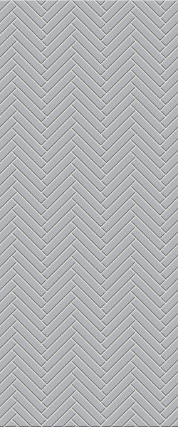 Grey Double Herringbone Tile Acrylic Shower Wall Panel 2440mm x 1220mm (3mm Thick) - CladdTech