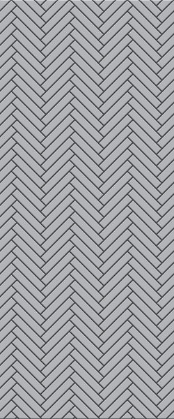 Grey Double Herringbone Tile Acrylic Shower Wall Panel 2440mm x 1220mm (3mm Thick) - CladdTech