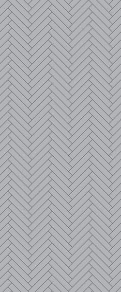 Grey Double Herringbone Tile Acrylic Shower Wall Panel 2440mm x 1220mm (3mm Thick) - CladdTech