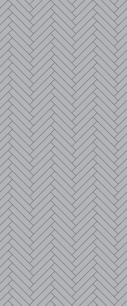 Grey Double Herringbone Tile Acrylic Shower Wall Panel 2440mm x 1220mm (3mm Thick) - CladdTech