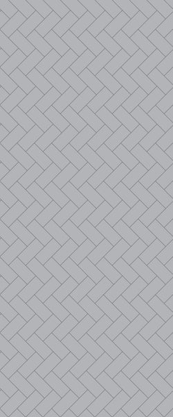 Grey Diagonal Herringbone Tile Acrylic Shower Wall Panel 2440mm x 1220mm (3mm Thick) - CladdTech
