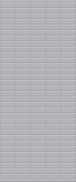 Grey Horizontal Block Acrylic Shower Wall Panel 2440mm x 1220mm (3mm Thick) - CladdTech