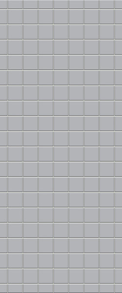 Grey Checkerboard Acrylic Shower Wall Panel 2440mm x 1220mm (3mm Thick) - CladdTech