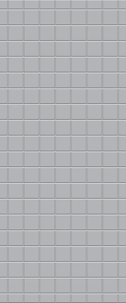 Grey Checkerboard Acrylic Shower Wall Panel 2440mm x 1220mm (3mm Thick) - CladdTech