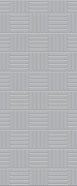 Grey Mosaic Acrylic Shower Wall Panel 2440mm x 1220mm (3mm Thick) - CladdTech