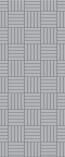 Grey Mosaic Acrylic Shower Wall Panel 2440mm x 1220mm (3mm Thick) - CladdTech