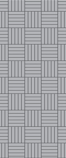 Grey Mosaic Acrylic Shower Wall Panel 2440mm x 1220mm (3mm Thick) - CladdTech