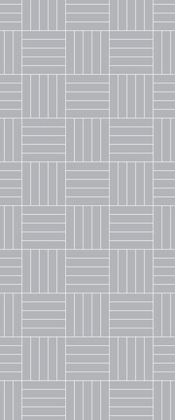 Grey Mosaic Acrylic Shower Wall Panel 2440mm x 1220mm (3mm Thick) - CladdTech