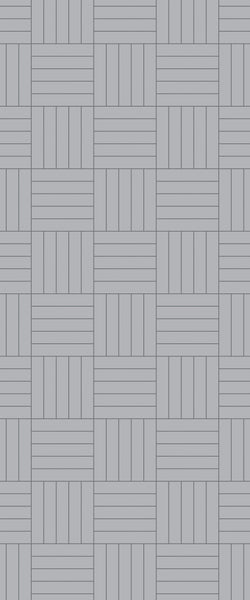 Grey Mosaic Acrylic Shower Wall Panel 2440mm x 1220mm (3mm Thick) - CladdTech