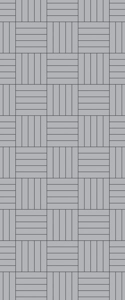 Grey Mosaic Acrylic Shower Wall Panel 2440mm x 1220mm (3mm Thick) - CladdTech