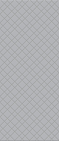 Grey Basket Weave Acrylic Shower Wall Panel 2440mm x 1220mm (3mm Thick) - CladdTech