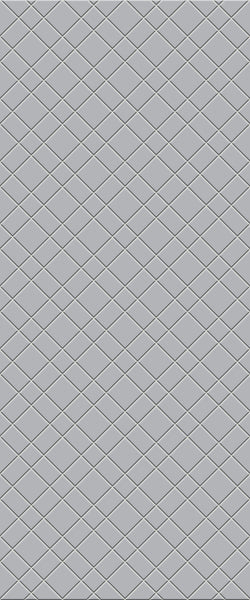 Grey Basket Weave Acrylic Shower Wall Panel 2440mm x 1220mm (3mm Thick) - CladdTech