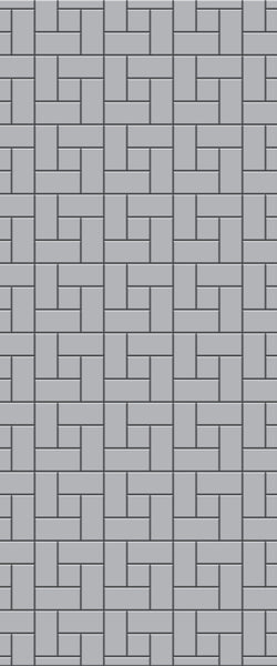 Grey Windmill Acrylic Shower Wall Panel 2440mm x 1220mm (3mm Thick) - CladdTech