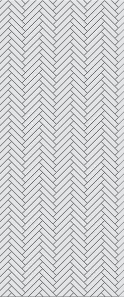 Grey Single Herringbone Tile Acrylic Shower Wall Panel 2440mm x 1220mm (3mm Thick) - CladdTech