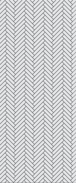 Grey Single Herringbone Tile Acrylic Shower Wall Panel 2440mm x 1220mm (3mm Thick) - CladdTech