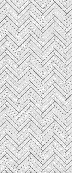 Grey Double Herringbone Tile Acrylic Shower Wall Panel 2440mm x 1220mm (3mm Thick) - CladdTech