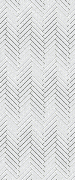 Grey Double Herringbone Tile Acrylic Shower Wall Panel 2440mm x 1220mm (3mm Thick) - CladdTech