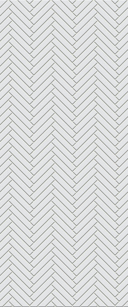 Grey Double Herringbone Tile Acrylic Shower Wall Panel 2440mm x 1220mm (3mm Thick) - CladdTech