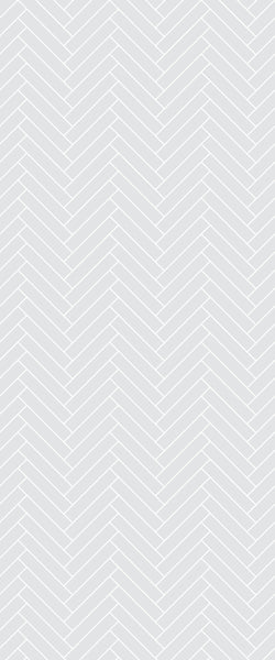 Grey Double Herringbone Tile Acrylic Shower Wall Panel 2440mm x 1220mm (3mm Thick) - CladdTech