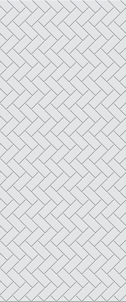 Grey Diagonal Herringbone Tile Acrylic Shower Wall Panel 2440mm x 1220mm (3mm Thick) - CladdTech