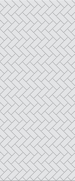 Grey Diagonal Herringbone Tile Acrylic Shower Wall Panel 2440mm x 1220mm (3mm Thick) - CladdTech