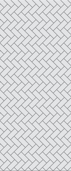 Grey Diagonal Herringbone Tile Acrylic Shower Wall Panel 2440mm x 1220mm (3mm Thick) - CladdTech