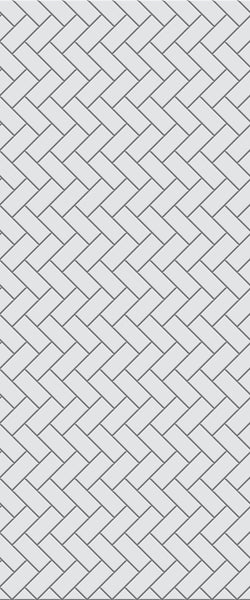 Grey Diagonal Herringbone Tile Acrylic Shower Wall Panel 2440mm x 1220mm (3mm Thick) - CladdTech