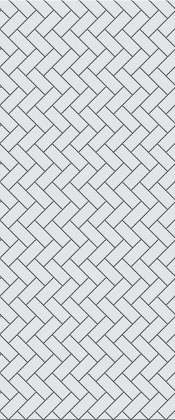 Grey Diagonal Herringbone Tile Acrylic Shower Wall Panel 2440mm x 1220mm (3mm Thick) - CladdTech