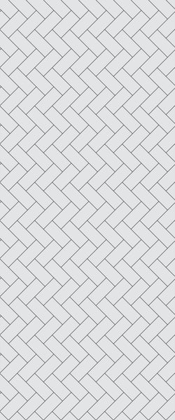 Grey Diagonal Herringbone Tile Acrylic Shower Wall Panel 2440mm x 1220mm (3mm Thick) - CladdTech