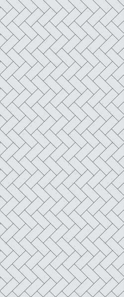 Grey Diagonal Herringbone Tile Acrylic Shower Wall Panel 2440mm x 1220mm (3mm Thick) - CladdTech