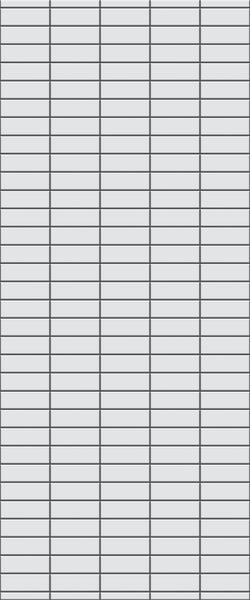 Grey Horizontal Block Acrylic Shower Wall Panel 2440mm x 1220mm (3mm Thick) - CladdTech