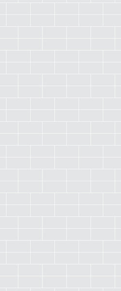 Grey Brickbond Acrylic Shower Wall Panel 2440mm x 1220mm (3mm Thick) - CladdTech