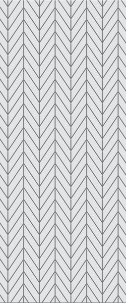 Grey Chevron Acrylic Shower Wall Panel 2440mm x 1220mm (3mm Thick) - CladdTech