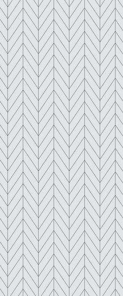 Grey Chevron Acrylic Shower Wall Panel 2440mm x 1220mm (3mm Thick) - CladdTech