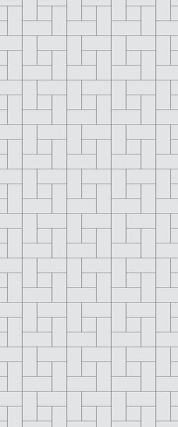 Grey Windmill Acrylic Shower Wall Panel 2440mm x 1220mm (3mm Thick) - CladdTech
