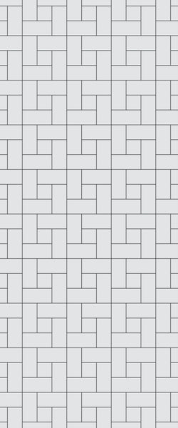 Grey Windmill Acrylic Shower Wall Panel 2440mm x 1220mm (3mm Thick) - CladdTech