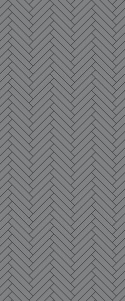 Grey Double Herringbone Tile Acrylic Shower Wall Panel 2440mm x 1220mm (3mm Thick) - CladdTech