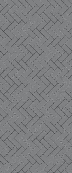 Grey Diagonal Herringbone Tile Acrylic Shower Wall Panel 2440mm x 1220mm (3mm Thick) - CladdTech