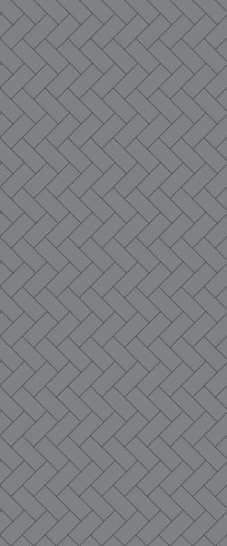 Grey Diagonal Herringbone Tile Acrylic Shower Wall Panel 2440mm x 1220mm (3mm Thick) - CladdTech