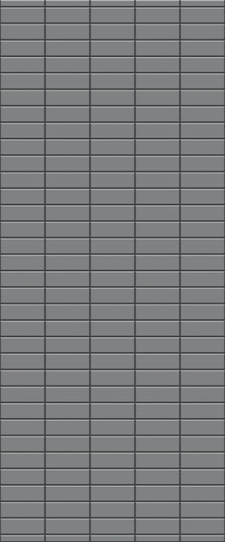 Grey Horizontal Block Acrylic Shower Wall Panel 2440mm x 1220mm (3mm Thick) - CladdTech