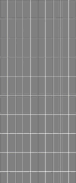 Grey Vertical Block Acrylic Shower Wall Panel 2440mm x 1220mm (3mm Thick) - CladdTech