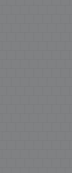 Grey Large Squares Acrylic Shower Wall Panel 2440mm x 1220mm (3mm Thick) - CladdTech