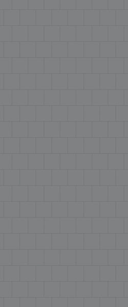 Grey Large Squares Acrylic Shower Wall Panel 2440mm x 1220mm (3mm Thick) - CladdTech