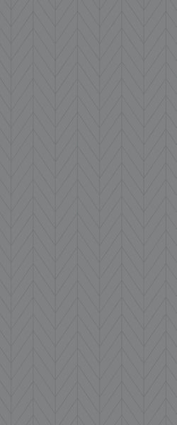 Grey Chevron Acrylic Shower Wall Panel 2440mm x 1220mm (3mm Thick) - CladdTech