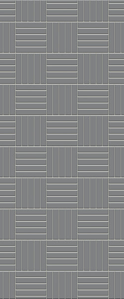 Grey Mosaic Acrylic Shower Wall Panel 2440mm x 1220mm (3mm Thick) - CladdTech