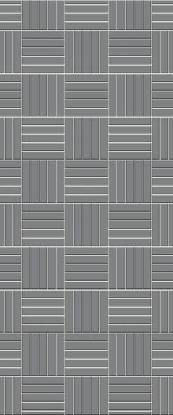 Grey Mosaic Acrylic Shower Wall Panel 2440mm x 1220mm (3mm Thick) - CladdTech